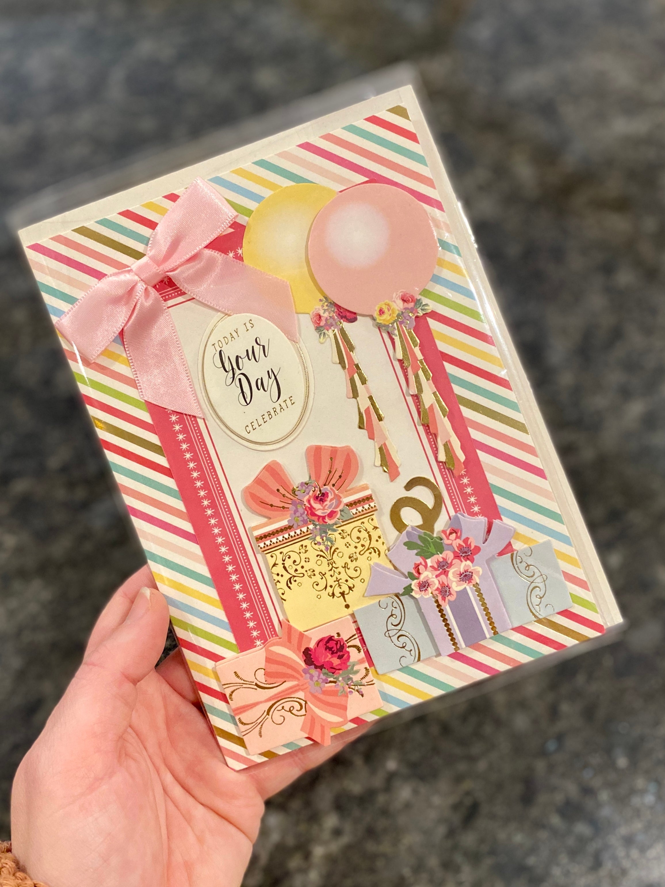 Mary pullins presents galore happy birthday card mod market