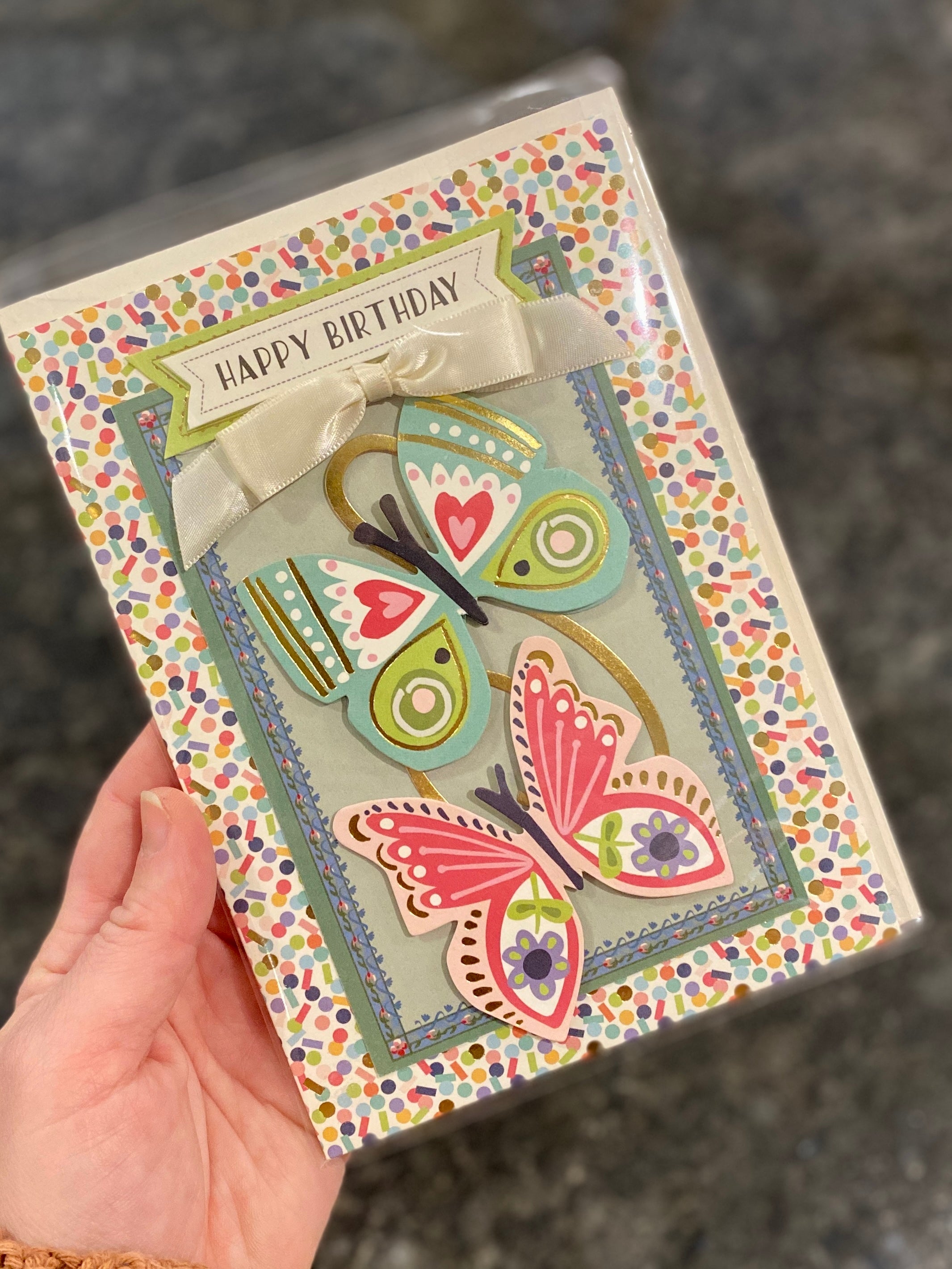 Mary pullins beautiful butterflies happy birthday card mod market